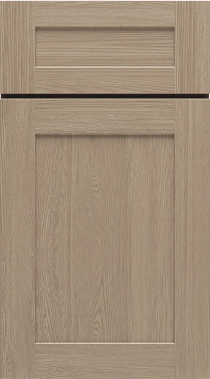 Shaker Light Oak cabinet door sample