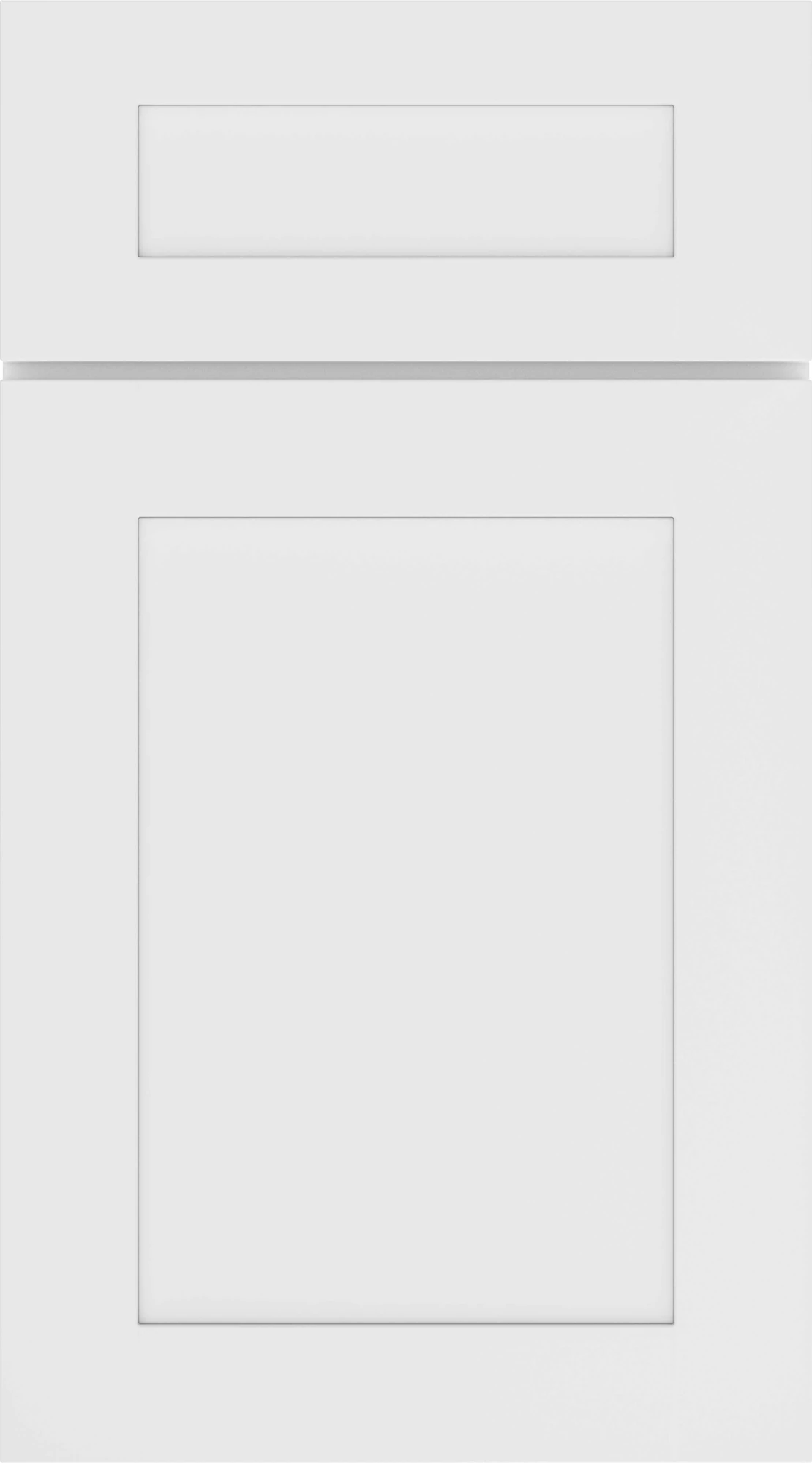 Shaker White cabinet door sample